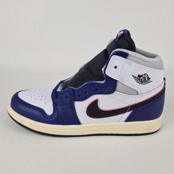 Air Jordan 1 Retro High OG PS White Black Leather Sneakers Size 3Y - Picture 1 of 9